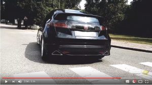 ligne inox sur mesure honda civic